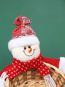 新款聖誕節裝飾品:聖誕老人娃娃、糖果籃、蘋果籃