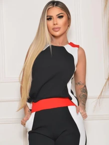 Women Two-piece Outfits - Đỏ - Xem 2