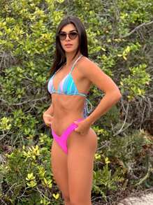 Women Bikini Sets - Hồng - Xem 4