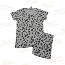 Young Girls Pajamas - Màu nâu  Mocha - Xem 2