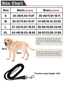 1套/2入狗狗包胸套& 開花皮帶套裝,防逃逸,適合婚禮、派對、戶外活動,附有1.5米皮帶