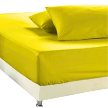 Sheet Sets with Pillowcases - 黃色 - 查看 2