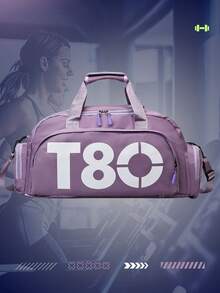 STAR SHOP Sports Bag - Bụi tím - Xem 3