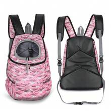 alto vida senderismo exterior Mochila portadora para mascota gatito perrito gato perro para perros pequeños perro Mochila W malla transpirable con suave relleno - Rosa - Ver 1