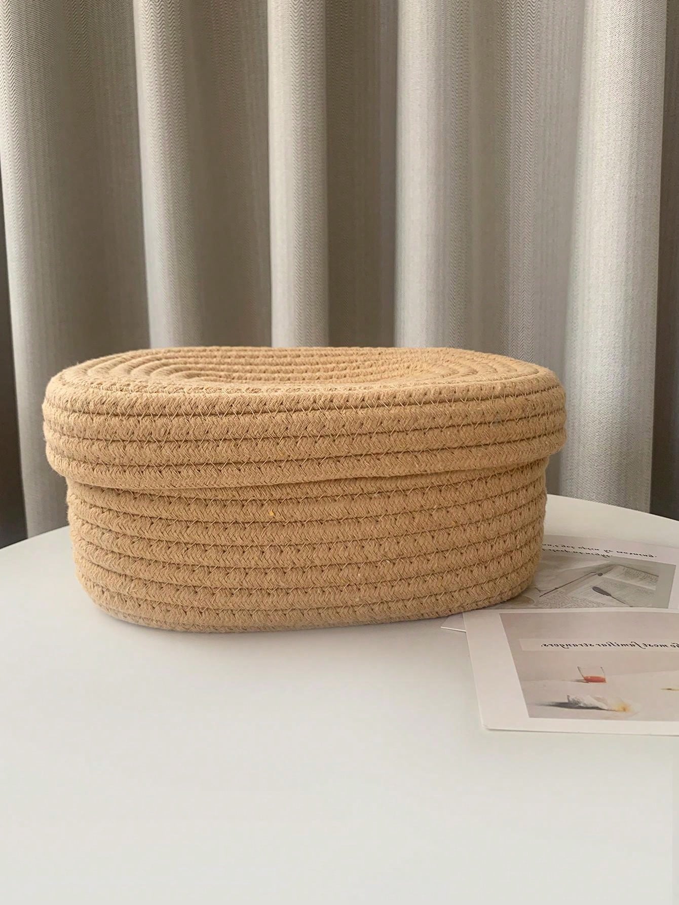 1 Rope Storage Box With Lid SHEIN USA