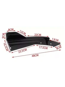 Esquinero Daga 48cm Trasero Decorativo Universal Auto Tuning. Vmingo - Negro - Ver 7