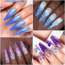 6入組超薄保溫指甲凝膠,3層溫感變色凝膠磨砂光油透明上光,可換膜以uv或led燈固化。禮物適用於女士 - 彩色 - 查看 8