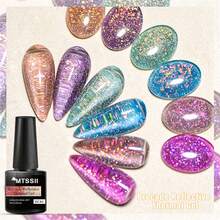 6入組超薄保溫指甲凝膠,3層溫感變色凝膠磨砂光油透明上光,可換膜以uv或led燈固化。禮物適用於女士 - 彩色 - 查看 9