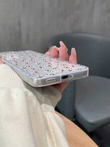 1pc Christmas Element Candy Printed Tpu Phone Case, Compatible With Apple, Samsung, Xiaomi, Redmi Phones - Multicolor - View 3