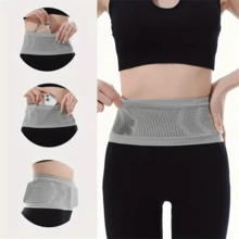 1 Miếng Thể thao Túi đeo lưng , Đa chức năng Điện thoại di động Túi bảo quản , Không trượt Thoáng khí  chạy Túi Fanny , Đàn hồi Khỏe mạnh Túi đeo lưng - Xám - Xem 4