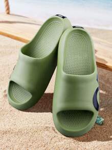 Dép mặc nhà nam - màu xanh lá - Xem 1