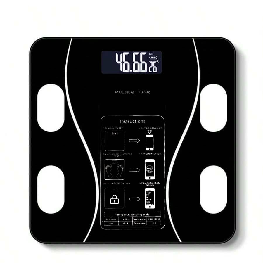 Weight Scale Intelligent Digital LED Weight Scale With Fat Measure Body