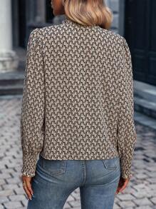 Blusas Elegantes De Manga Larga Con Cuello En V Para Mujer