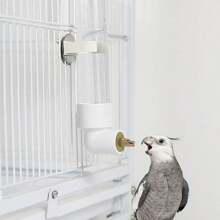 1pc Bird Beak Drinking Fountain With Automatic Water Supply - White - View 1