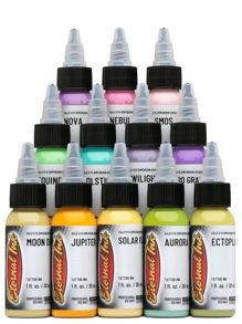 Eternal Ink Halo Fifth Dimension Tattoo Ink Kit Set With 12 Pieces 1oz Tattoo Ink - Multicolor - View 2