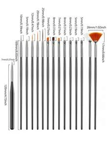 Set Of 18 Nail Art Tools - Multicolor - View 2