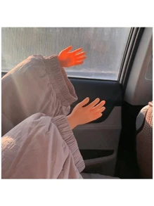 1 par de manos falsas pequeñas y terroríficas, juguetes de broma divertidos, manos pegajosas, mini, pequeños artículos, mini artículos, juguetes, mini juguetes - Amarillo - Ver 11