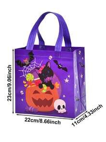 4 Ecological  Halloween Candy Bags - 彩色 - 查看 5