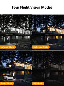 件白色 Imou Cruiser 2 5mp 360° 戶外網路攝影機，具有防風防雨功能，智慧彩色夜視，人體檢測，運動跟踪，雙向通話，視訊監控，Wifi 網路攝影機 - 美標插頭 - 查看 6