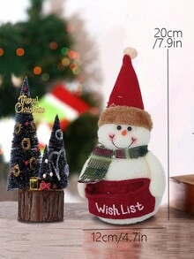 1pc Random Color Christmas Little Boy Decoration - Multicolor - View 5