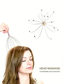 1pc Octopus Scalp Massager Octopus Massage Claw Manual Head Massager Head Grabber - Multicolor - View 6