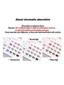 Esmalte de uñas galaxia estilo ojo de gato #8 - Multicolor - Ver 9