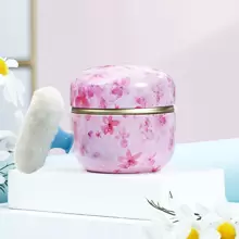 1个身体粉扑和粉盒，婴儿沐浴旅行粉扑和粉盒，女士和婴儿适用，化妆品，便宜，房间装饰，梳妆台，旅行，卧室，化妆配件，粉扑，美妆蛋，粉扑，化妆海绵，便宜，圣诞礼物，化妆品，化妆工具，便宜货，礼物，女士礼物，圣诞礼物 - 彩色 - 查看 5