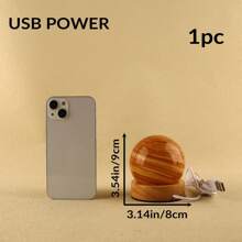 1入星球玻璃燈日落桌燈氛圍彩虹燈漫遊星球夜燈臥室床頭燈生日禮物 - 彩色 - 查看 9