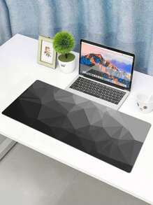 1 片几何图案防滑游戏办公鼠标垫，4 种尺寸可选，返校季办公桌配件，办公用品，办公桌配件，鼠标垫，桌面鼠标垫 - 粉色 - 查看 4