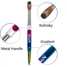 Acryl Nagelbürste 3d Reine Handgefertigte Nagelbürsten Für Acryl Anwendung Professionelle Nagelkunstbürste Nageldetailierungsbürste, Schminkpinsel