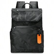 Đơn giản Nam Đúng mốt Giải trí Du lịch Ba lô máy tính xách tay , Đen Màu sắc - màu đen - Xem 2