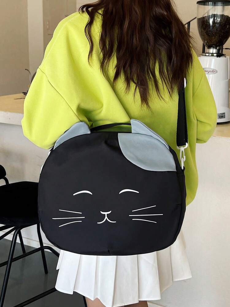 かわいい猫デザーンのショルダークロスボディバッグ | SHEIN JAPAN