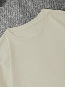 Men T-Shirts - Màu be - Xem 3