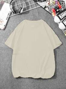 Men T-Shirts - Màu be - Xem 2