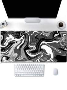 1 件装撞色防滑游戏鼠标垫，4 种尺寸可选，返校季游戏鼠标垫，办公桌配件，办公用品，办公桌配件，鼠标垫，桌面鼠标垫 - 紫色 - 查看 1