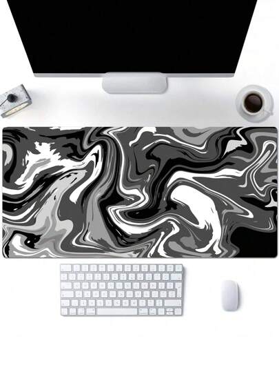 1pc Color Block Pattern Anti-Slip Gaming Mouse Pad, Available In 4 Sizes Back To School Gaming Mouse Pad Desk Accessories Office Supplies Office Office Desk Accessories Mousepad Mouse Pad For Desk