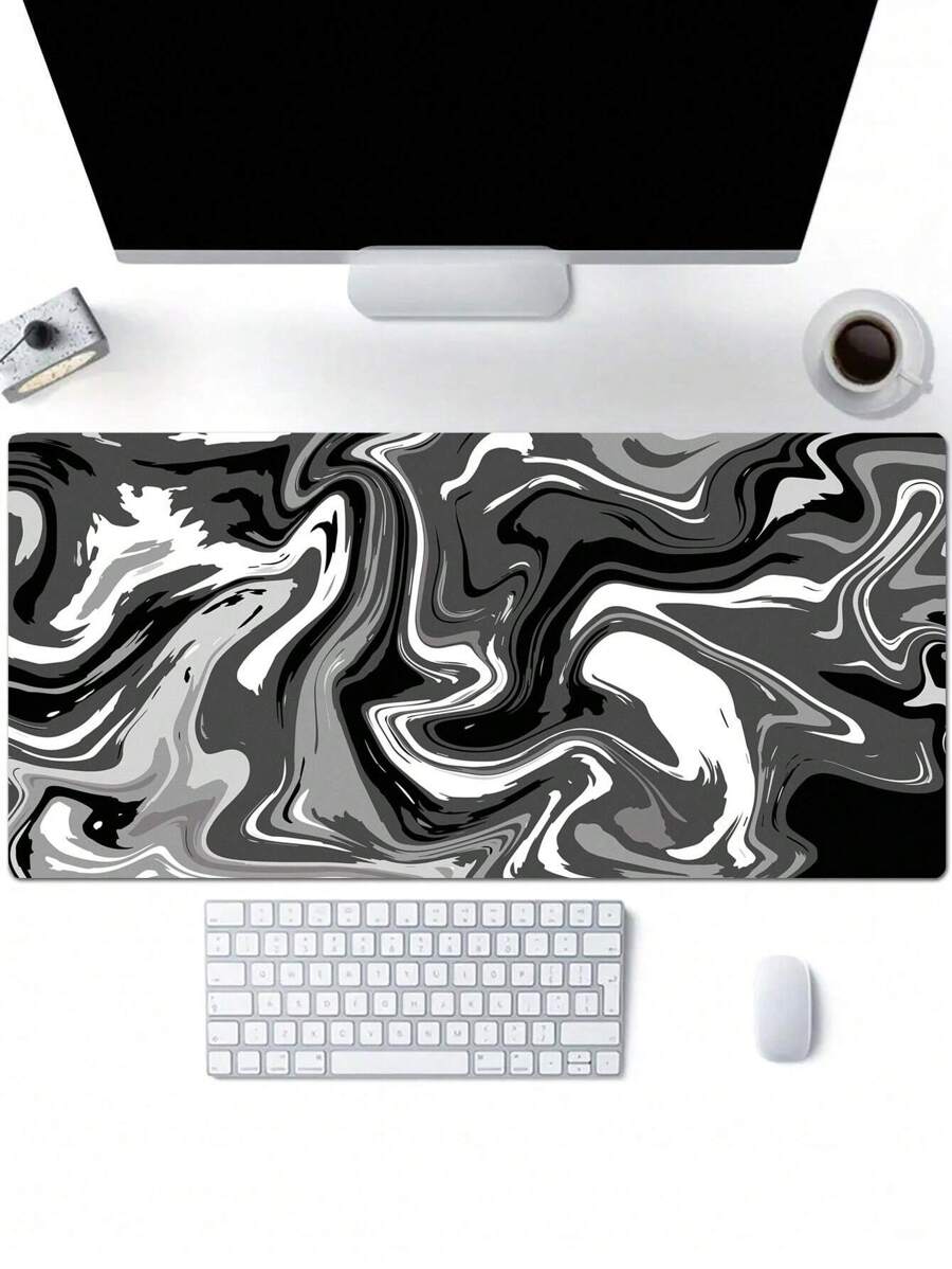 1 件装撞色防滑游戏鼠标垫，4 种尺寸可选，返校季游戏鼠标垫，办公桌配件，办公用品，办公桌配件，鼠标垫，桌面鼠标垫 - 紫色 - 查看 1