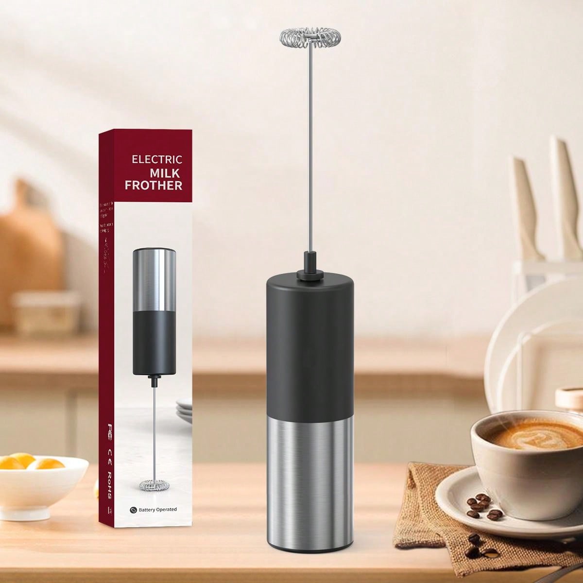 BASIC LIVING 1pc Electric Milk Frother SHEIN USA