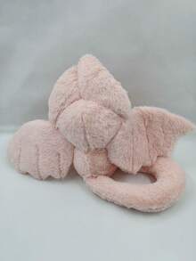 1pc Flying White Rabbit Bat Plush Doll With Wings Plush Doll Holiday Gift For Relatives And Friends - Pink - View 2