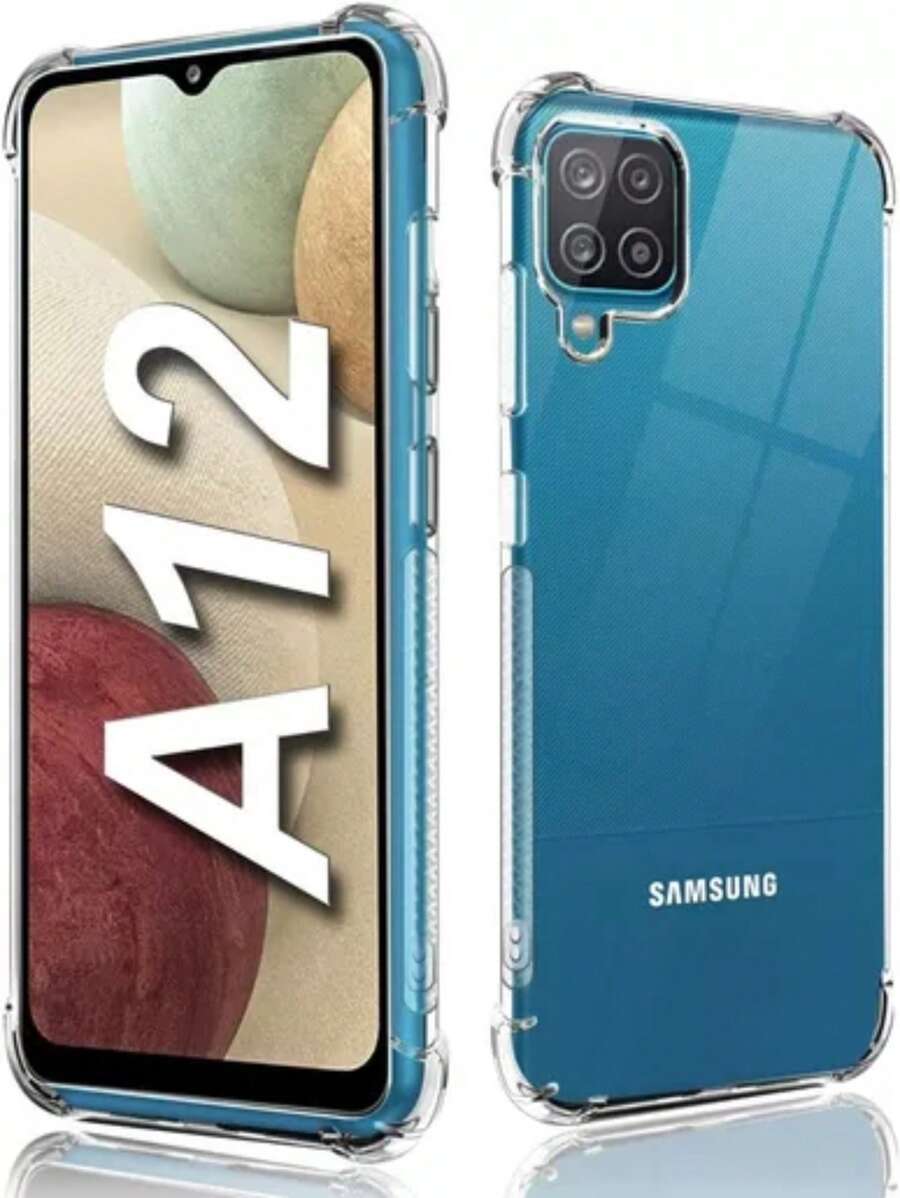 Funda Antigolpes Uso Rudo Samsung A12 - transparente - Ver 1