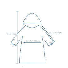 Impermeable Desechable de Emergencia para la lluvia Ponchos - Verde - Ver 2