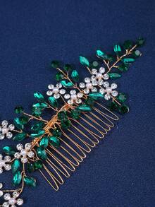 歐美風格水晶髮夾,手工婚禮鑽石髮夾,婚禮頭飾