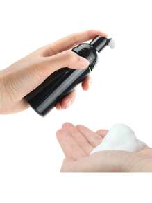 10pcs Foam Dispenser Bottle 50ml Black Empty Foaming Bottle Soap Bottle Foaming Bottle For Travel Cosmetics Packaging - Black - View 2