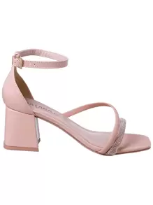 Women Heeled Sandals - Màu be - Xem 1