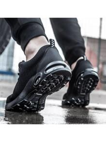 Zapatos De Seguridad De Fibra De Kevlar Ligero De Acero - Negro - Ver 3