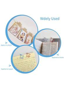 10/30/80Pcs Creative Plane Paper Clips Assorted Colors Cute Metal Plane Shaped Bookmark Clips For Party Invitation Card Student Gift Notebook Office Accessories Document Organization Back To School,Back To School,School Supplies