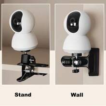 1 Miếng 360 ° có thể xoay Máy chụp hình Kẹp núi Với Mùa Xuân Nắm chặt Giá ba chân Kẹp Giá đỡ - Linh hoạt Và Đảm bảo Kẹp lò xo Dấu ngoặc Đối với Cử động Máy ảnh - màu đen - Xem 4