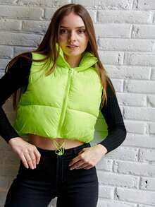 SHORT VEST - Yellow - View 2