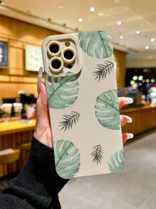 1入綠葉設計tpu防震手機殼,適用於iphone 15 - 彩色 - 查看 4