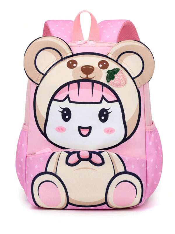 Mochila Para Jardim De Infância Desenho Animado Crianças Meninos Meninas Escolar Fofa